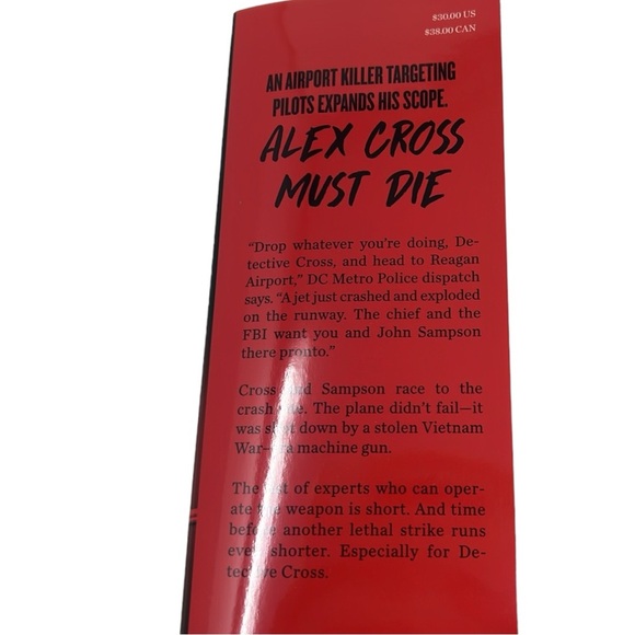 ALEX CROSS MUST DIE Hardback Book by James Patterson - Picture 3 of 11